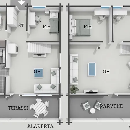 샬레 Lumi 10 Henkiloelle, Himos Laensihuippu *